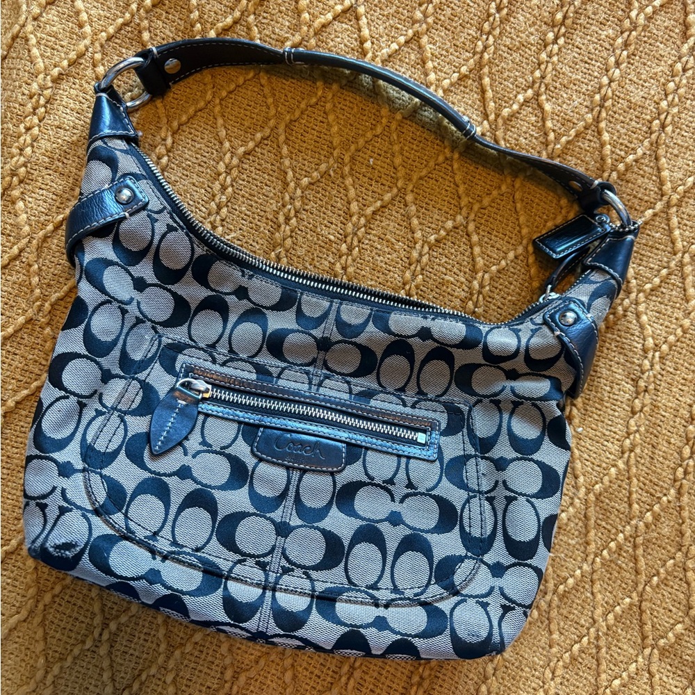 Coach Blck Patterned Women's Bag
